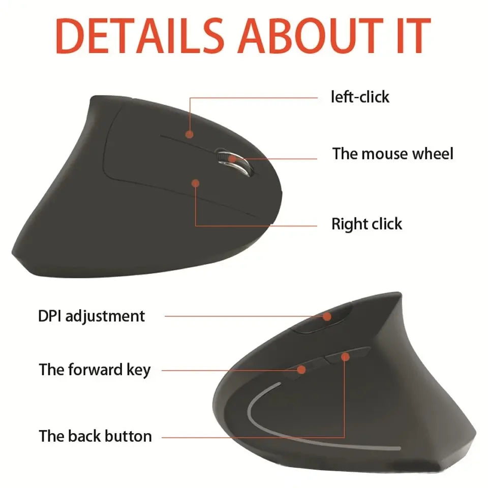 Victory Clicks Pro Vertical Ergonomic Mouse